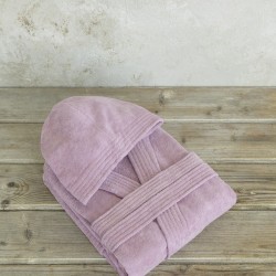 μπουρνούζι με κουκούλα Zen - Extra Large - Pale Mauve