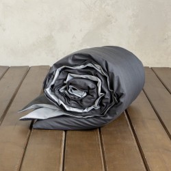 Παπλωματοθήκη Γίγας Colors - Shiny Gray / Midnight Gray