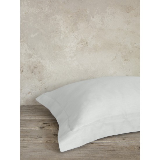 Μαξιλαροθήκες Oxford Superior Satin - Soft Gray