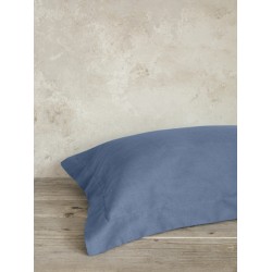 Μαξιλαροθήκες Oxford Superior Satin - Shadow Blue