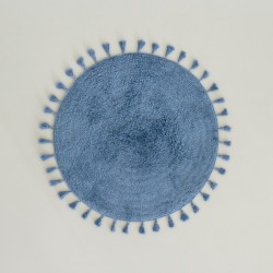 Πατάκι Μπάνιου Δ90 - Fuzzy Denim Blue Πατάκι Μπάνιου Δ90 - Fuzzy Denim Blue