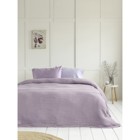 κουβέρτα 160x240 Comfy - Warm Lilac