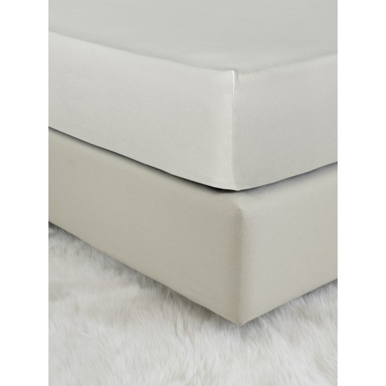 Σεντόνι Ημίδιπλο με Λάστιχο - Tender Oat Beige