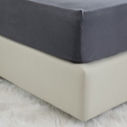 Σεντόνι Ημίδιπλο με Λάστιχο - Tender Dark Gray