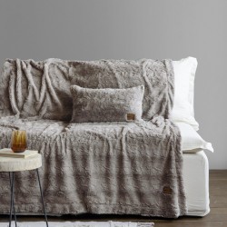 Κουβέρτα καναπέ 130x170 - Velure Cigar Beige