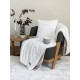 Κουβέρτα καναπέ 130x170 - Weave Cream