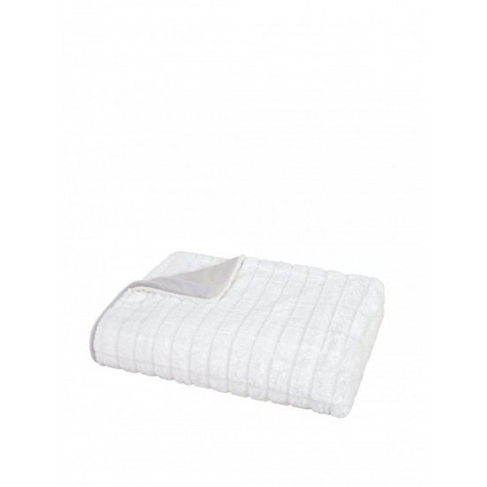 Κουβέρτα καναπέ 130x170 - Weave Cream
