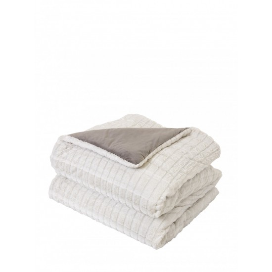 Κουβέρτα/Πάπλωμα Υπέρδιπλο 220x240 - Weave Cream