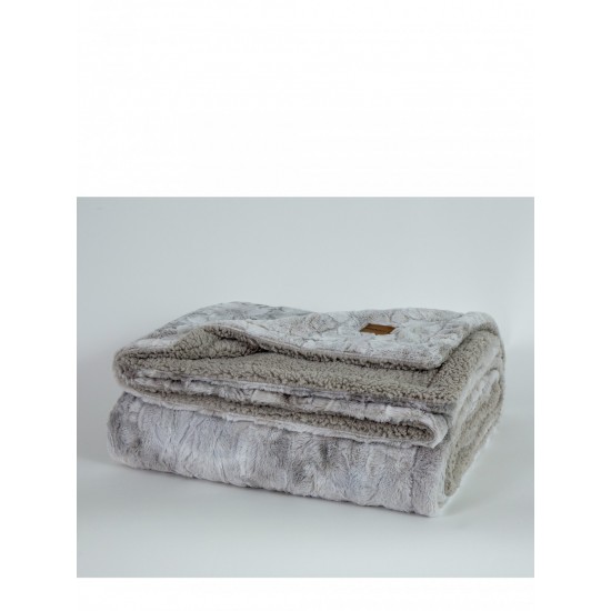 Κουβέρτα Μονή 150x220 - Cloud Light Gray