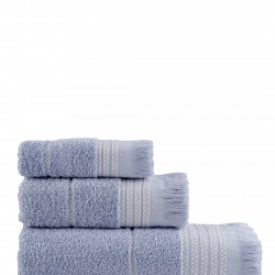Σετ Πετσέτες (30x50 + 50x90 + 70x140) Plush - Blue Σετ Πετσέτες (30x50 + 50x90 + 70x140) Plush - Blue