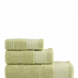 Σετ Πετσέτες (30x50 + 50x90 + 70x140) Plush - Olive Green