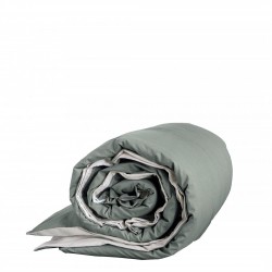 Παπλωματοθήκη Γίγας Colors - Oat Beige / Rock Green