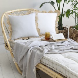 διακοσμητικό μαξιλάρι 45x45 - Sage White