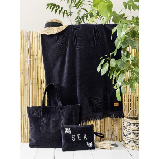 Πετσέτα Θαλάσσης 90x160 - Sea Serene Jacquard