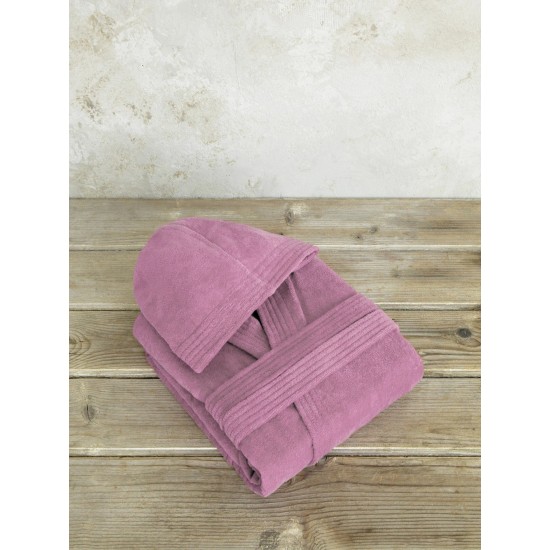 Μπουρνούζι με κουκούλα Zen - Medium - Dark Rose