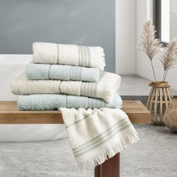 Σετ Πετσέτες (30x50 + 50x90 + 70x140) Plush - Dusty Mint