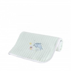 Κουβέρτα Πικέ 80x110 - Sea Love