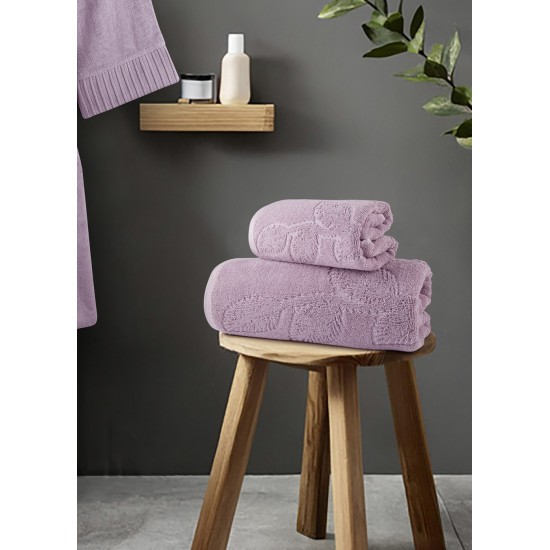 Σετ Πετσέτες (50x90 + 70x140) - Serenity Lilac