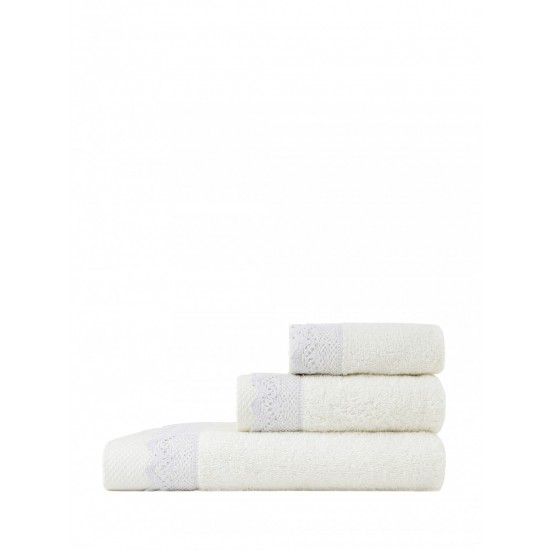 Σετ Πετσέτες (30x50 + 50x90 + 70x140) - Demur Off White