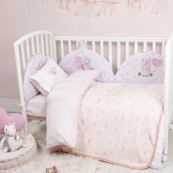 Κουβέρτα Βελουτέ Κούνιας 110x140 - Luni Uni