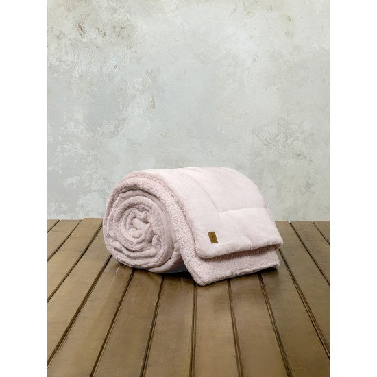 Κουβέρτα/Πάπλωμα Μονό 160x220 - Cira Nude Pink