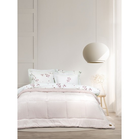 Κουβέρτα/Πάπλωμα Υπέρδιπλο 220x240 - Cira Nude Pink