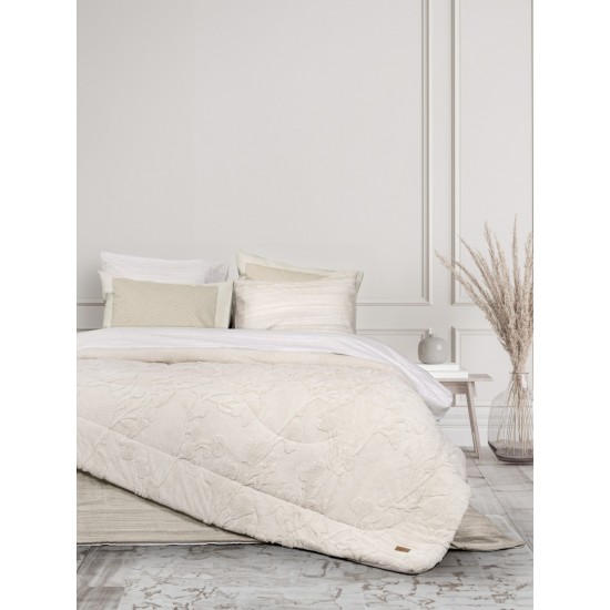 Κουβέρτα/Πάπλωμα Μονό 160x220 - Elara Light Beige