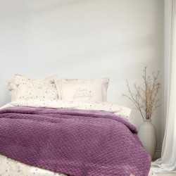 Κουβέρτα/Πάπλωμα Υπέρδιπλο 220x240 - Muffle Mauve