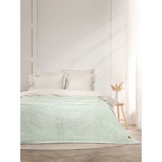 Κουβέρτα Υπέρδιπλη 220x240 - Serenus Mint