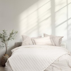 Κουβέρτα Υπέρδιπλη 220x240 - Savara Ivory