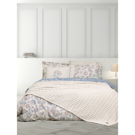 Κουβέρτα Υπέρδιπλη 220x240 - Savara Light Beige
