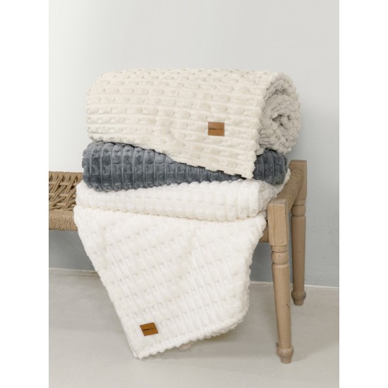 Κουβέρτα Υπέρδιπλη 220x240 - Savara Light Beige