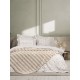 Κουβέρτα Υπέρδιπλη 220x240 - Carezza Ivory