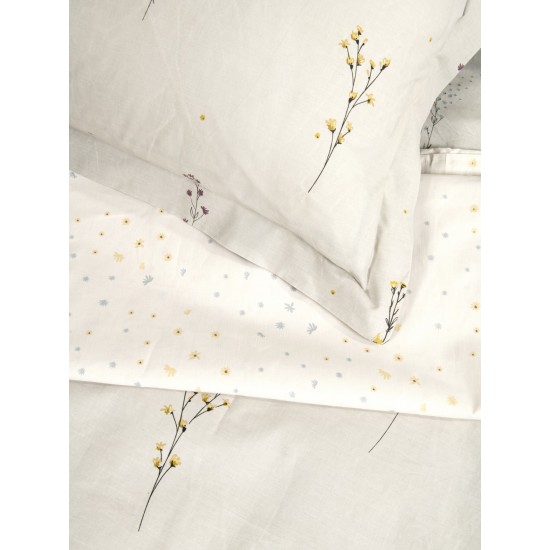 Σετ Σεντόνια Υπέρδιπλα με Λάστιχο - Delicate