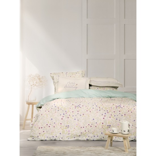 Σετ Σεντόνια Υπέρδιπλα με Λάστιχο - Dream Garden