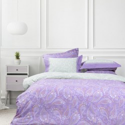 Σετ Σεντόνια Υπέρδιπλα με Λάστιχο - Flow