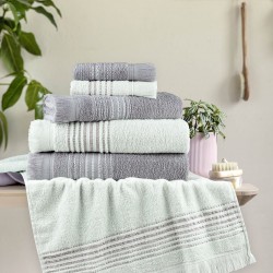 Σετ Πετσέτες (30x50 + 50x90 + 70x140) - Allora Gray