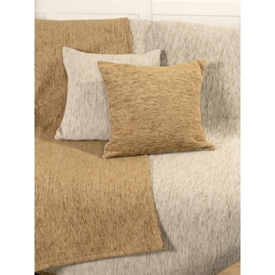 Ριχτάρι διπλής όψης 180x240 - Caldo Beige/Gold