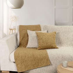 Ριχτάρι διπλής όψης 180x300 - Caldo Beige/Gold