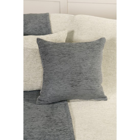 Ριχτάρι διπλής όψης 180x180 - Caldo Gray/Ivory