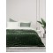 Κουβέρτα Υπέρδιπλη 220x240 - Mossy Dark Green