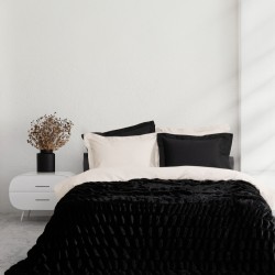 Κουβέρτα Υπέρδιπλη 220x240 - Mossy Black