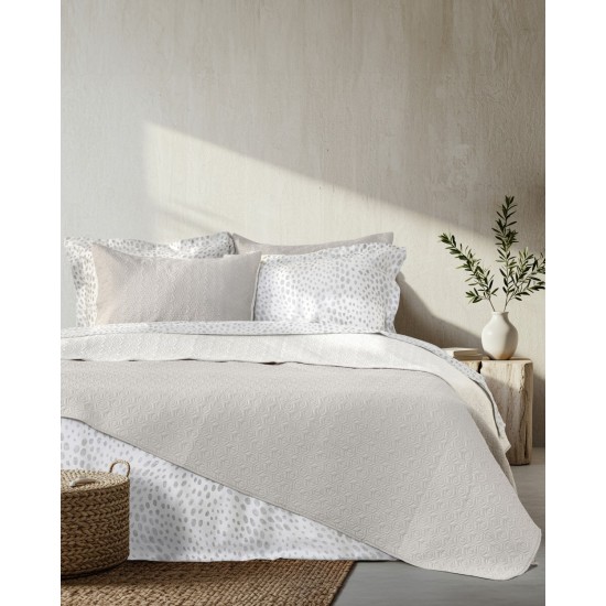 Κουβερλί Υπέρδιπλο 220x240 - Orion Sand Beige / Light Beige