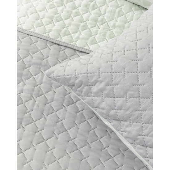 Κουβερλί Υπέρδιπλο 220x240 - Arden Gray / Mint