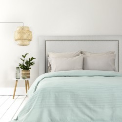κουβέρτα υπέρδιπλη 220x240 - Dune Minty Blue