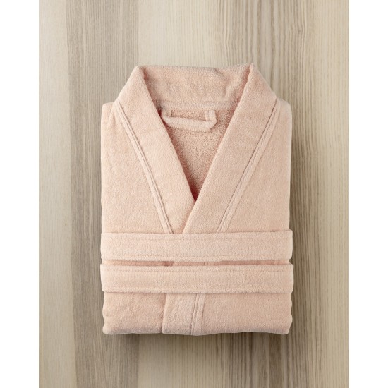μπουρνούζι κιμονό με 3/4 μανίκι Nido - Medium - Coral