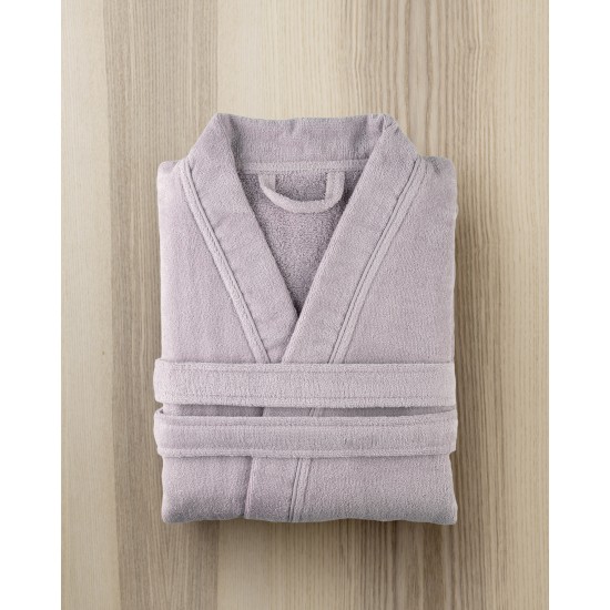 μπουρνούζι κιμονό με 3/4 μανίκι Nido - Large - Dusty Lilac
