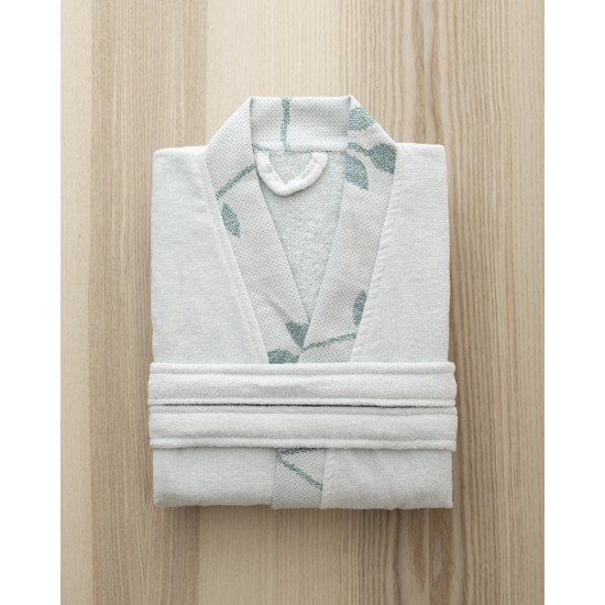 μπουρνούζι κιμονό με 3/4 μανίκι Abrazo - Small - Aqua Mint