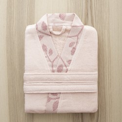 μπουρνούζι κιμονό με 3/4 μανίκι Abrazo - Medium - Nude
