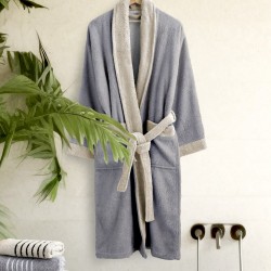 μπουρνούζι Ease - Medium - Gray / Sand Beige